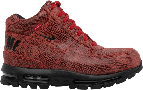 Nike Supreme x Air Max Goadome Red Snakeskin