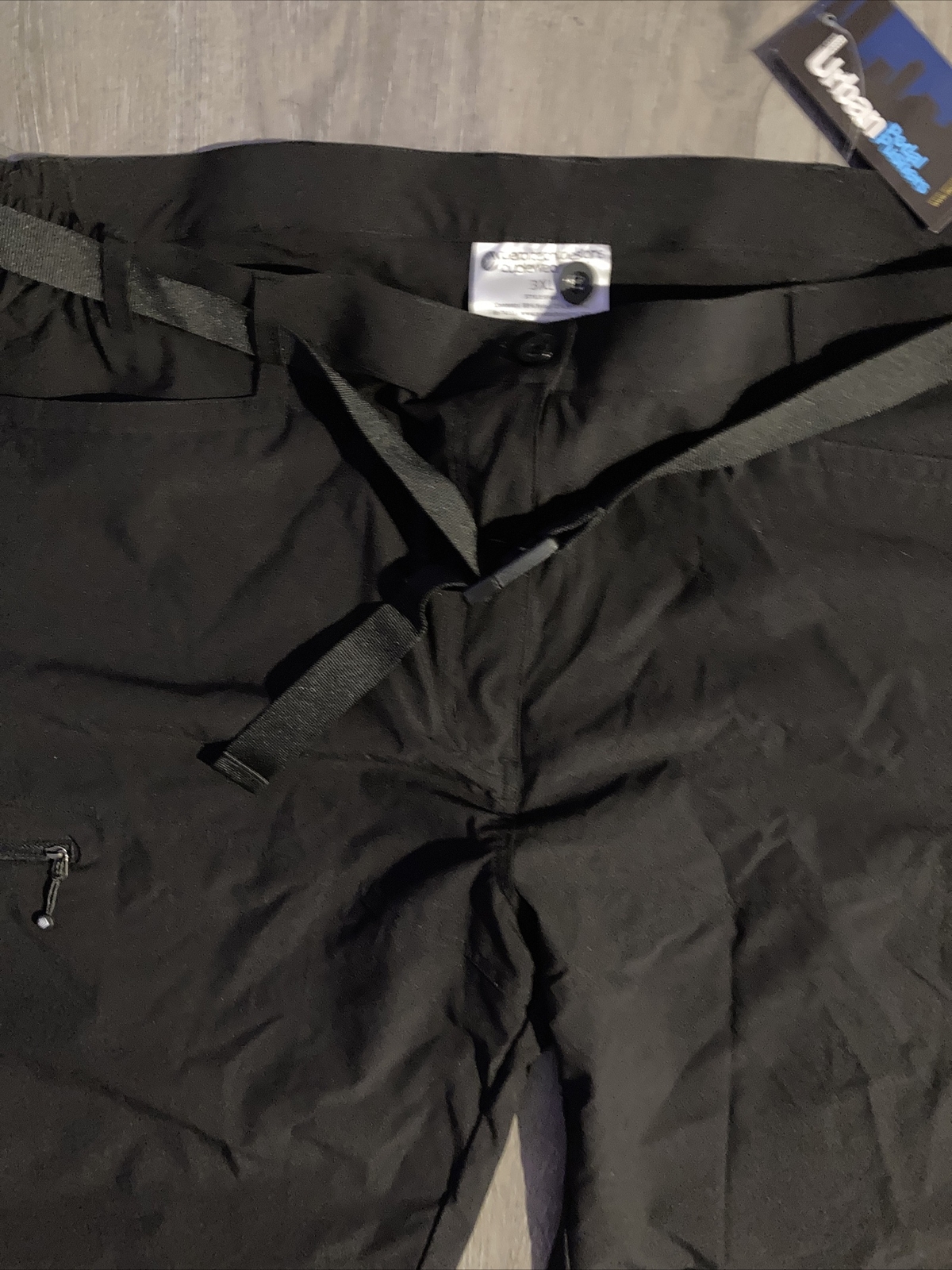 NWT Aero Tech Designs Cycling Shorts SZ 3XL Nylon Spandex Cargo Black
