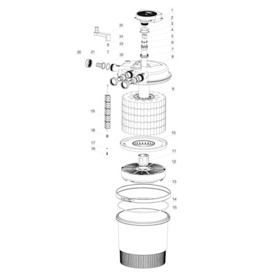 Filtro Per Laghetto SunSun CPF-20000 Con UV 36W - Portata 12.000 L/h, Per 40.000 Litri - Foto 4