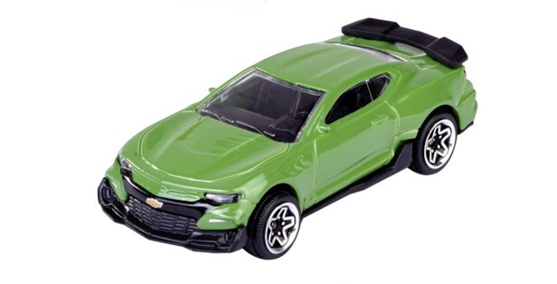 Majorette 212053051 - Street Cars - Chevrolet Camaro - Green - New