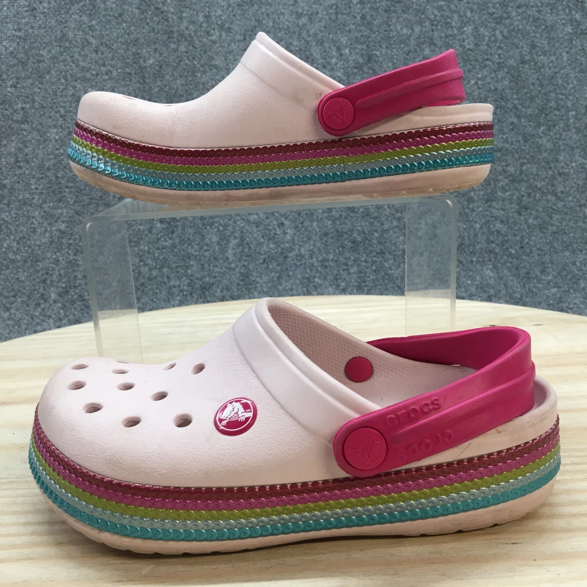 Crocs sequin shop band