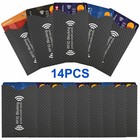 Rfid Blocking Sleeve Credit Card Protector Anti Theft Safety Shield Case Covers