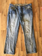 ￼ Vintage Express jeans men’s 38x30 lightwash BootCut