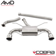 Cobra Sport Toyota GT86 Exhaust System Cat Back Non Resonated 2012-2021 TY10