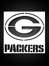 5x5 inch Packers Football Stencil - NFL, Pack...