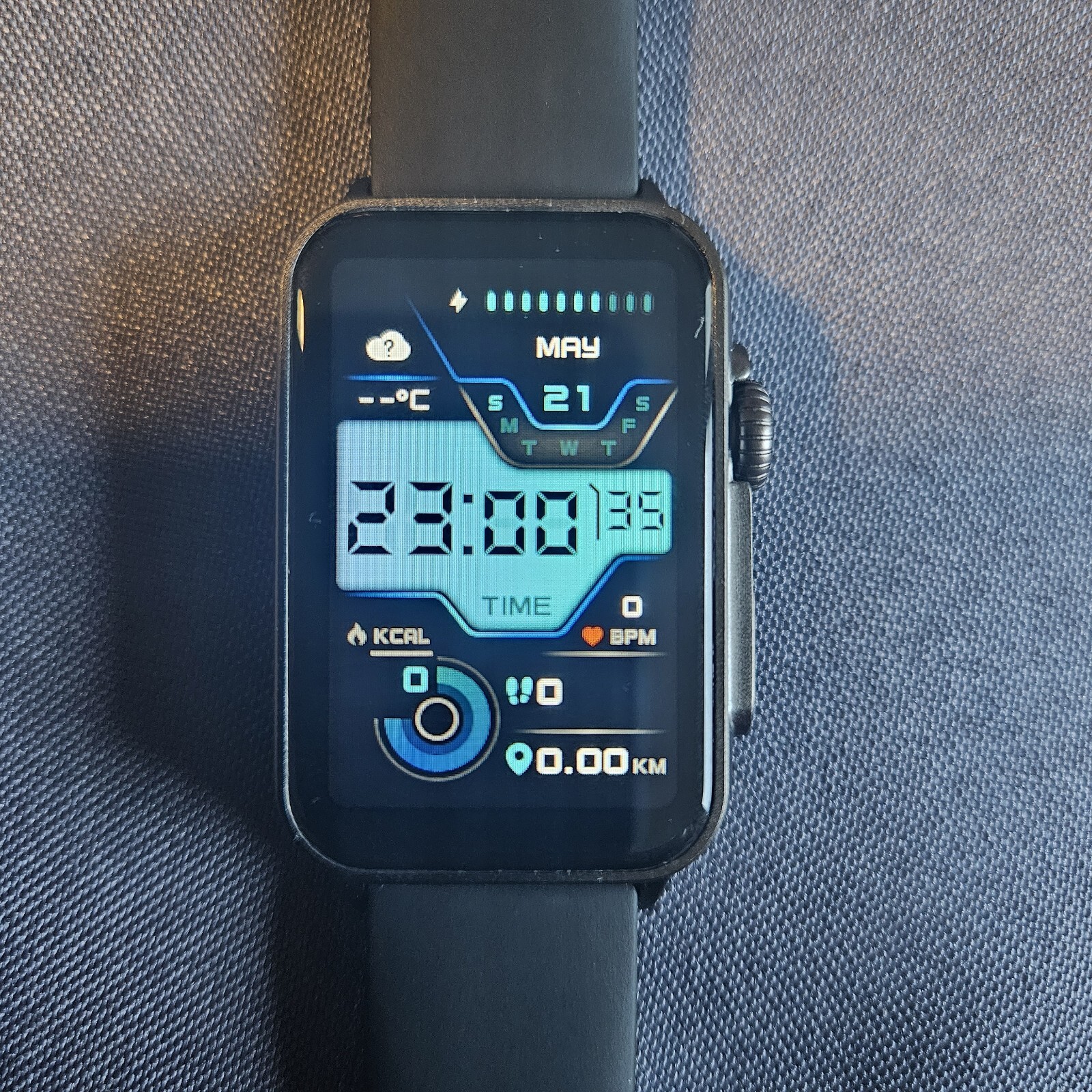 Montre connectée étanche Android iOS podomètre montre intelligente rose