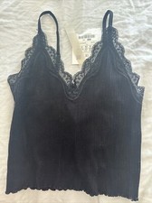 Pull & Bear Portugal M/l Ladies Rubbed Crop T...