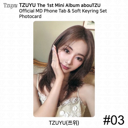 TWICE Tzuyu 1st Mini Album abouTZU Official MD JYP Shop Benefit Photocard KPOP - Picture 8 of 63