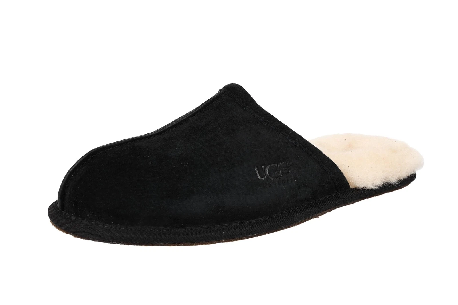 UGG Australia Scivoli Uomo Pelle di Pecora Nero Taglia 10 (EU 43)