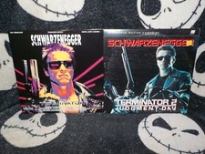 The Terminator 1  2 Widescreen Laserdisc LD Arnold Schwarzenegger Free Ship 50