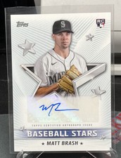 2022 Topps Update Matt Brash Baseball Stars RC Auto #BSA-MB