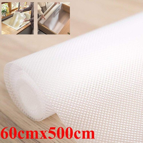 5M Non-Slip Draw Mat Shelf Liner Cabinet Storage Pad Kitchen Cupboard Drawer Mat - Picture 11 of 14