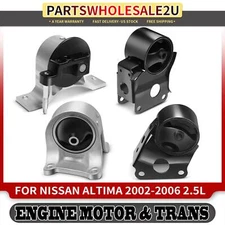 4Pcs Engine Motor & Transmission Mount for Nissan Ailtma 02-06 2.5L Auto Trans.