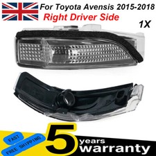 For Toyota Avensis 2015-2018 Wing Mirror Indicator Right Driver Off Side