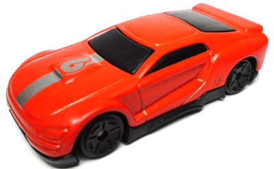MAISTO #6 ORANGE 1:64 DIECAST 2 1/2