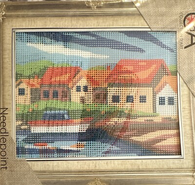 Collection D Art Printed needlepoint tapestry kits With Floss  Needle 20x25 Cm