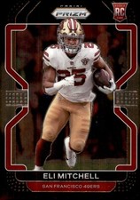 2021 Panini Chronicles - Prizm Black Elijah Mitchell #PB-25 (RC)