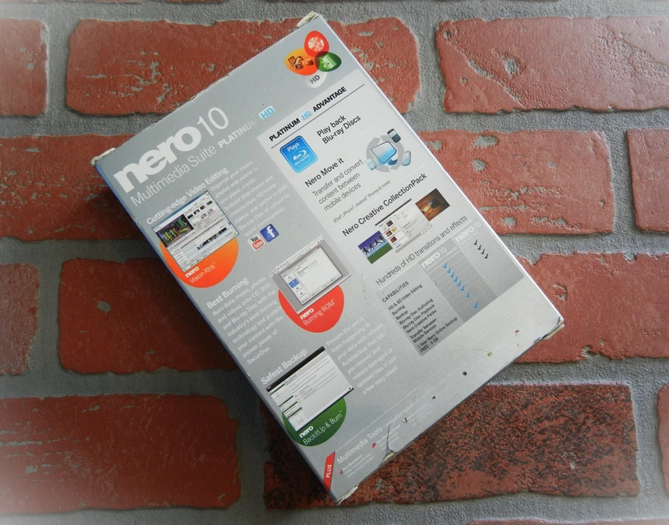 NERO 10 PLATINUM SOFTWARE With Users Artwork Made FOR Audio GEEKS All Business - Image 2 of 4