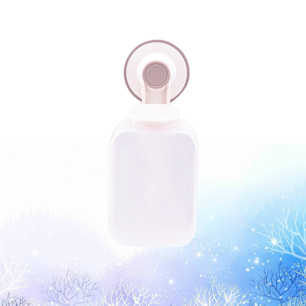 Vacuum Suction Cup Hand Foaming Soap Dispenser Plastic Wall Mounted Liquid Soap