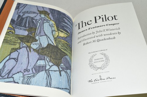 Easton Press THE PILOT James Fenimore Cooper LEATHER 1968 1ST FAMOUS EDITIONS!! - Picture 7 of 19