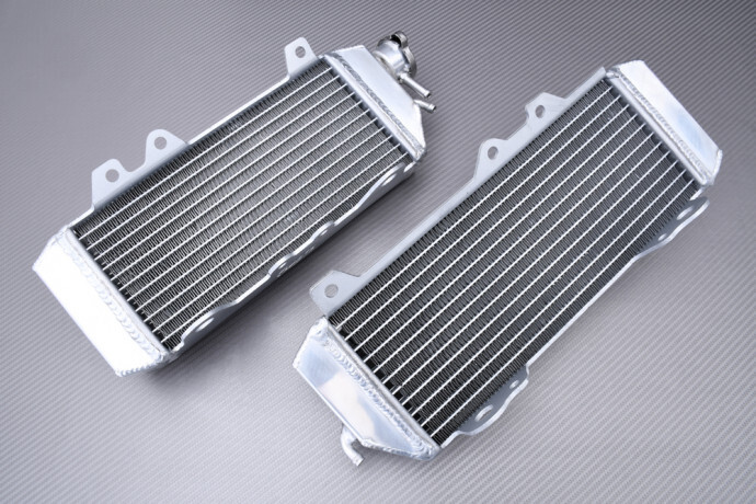 Radiateur d'eau AVDB de haute performance pour cross Kawasaki KXF 250