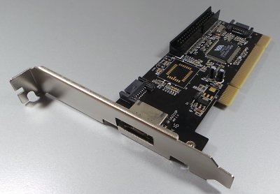 PCI 2port eSATA + 1port IDE mit RAID Controller   #q296