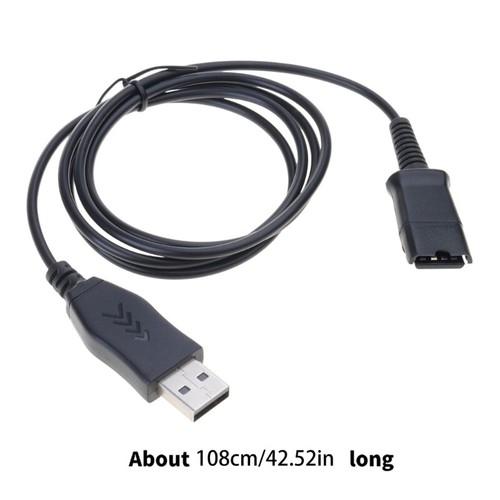 Headsets Quick Disconnects QD Cable to USB For Quick Disconnects Headsets - Zdjęcie 8 z 11