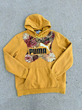 Puma Custom Reworked Upcycle Patchwork Mustar...