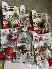 LOT OF 7 OPENED 2017/2018 DISNEY TOY STORY MINIS Surprise TOY Figures BUZZ,ALIEN