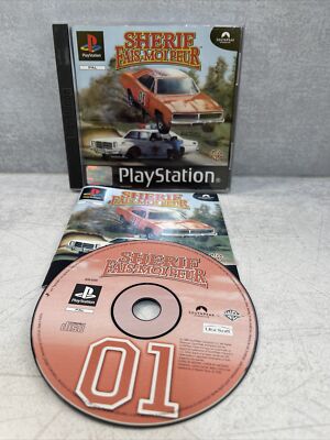 Jeu PS1 Sherif Fais-moi Peur - Complet Avec Notice, Très Bon état, édition PAL