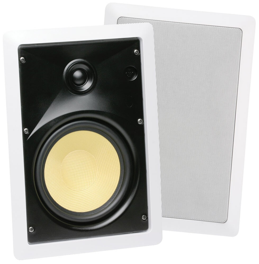 DCM TD620W inch 2-Way 60W RMS Ohm In-Wall Speaker Pair