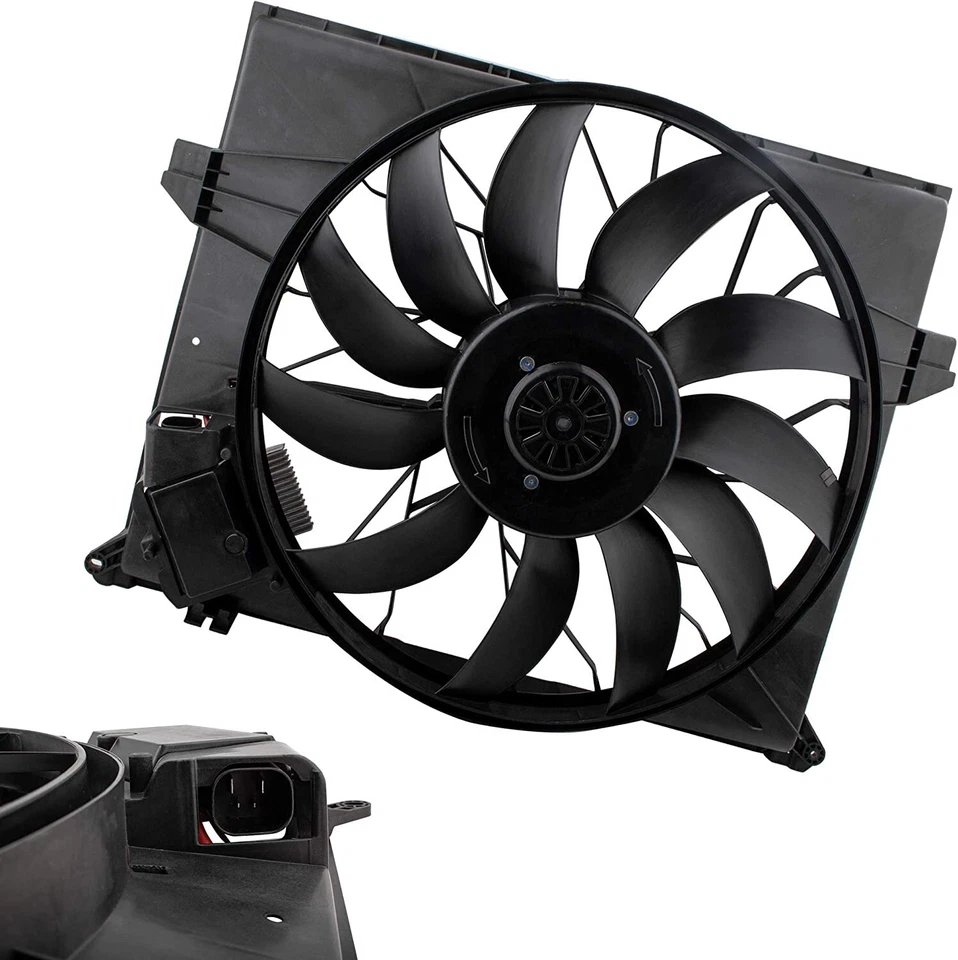 Ventilador condensador radiador para Mercedes-Benz GL320 R320 2007-2009 16450093 Foto 3 de 4