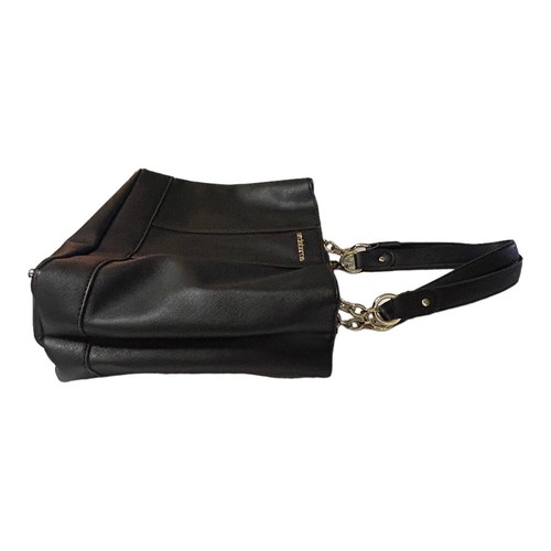 Liz Claiborne schwarz Kunstleder Schulter Handtasche Geldbeutel Doppelgriff - Bild 9 von 16