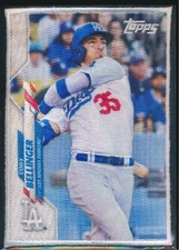 2020 Topps Update Boxloader Boxtopper Cloth Patch Cody Bellinger Dodgers