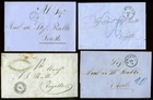 LEVANT AUSTRIA POST OFFICE 1852-69 GROUP OF COVERS