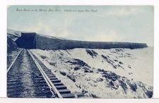 Denver, Northwestern & Pacific SNOW SHEDS 12,000 Ft. Above Sea Level CO Postcard