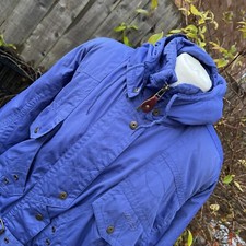 Vintage Nevica Chinook Recco 80s 90s Purple Belted Ski Jacket Coat Vtg 38l