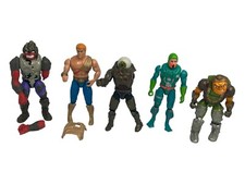 He-Man The New Adventures Lot of 5 Mattel Vintage Action Figures - Some Issues