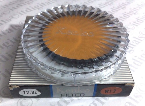 Professional Kenko 72mm Warming W12 Warm Orange Glass Lens Filter 72 mm Japan - Picture 3 of 3