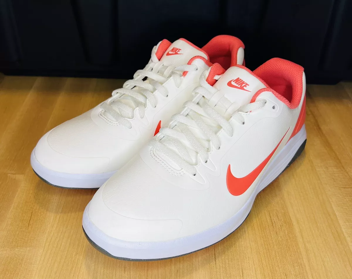 Nike Infinity G Spiked Golf Shoes CT0531 104 Sail Ember White Size 4.5 Wms 6