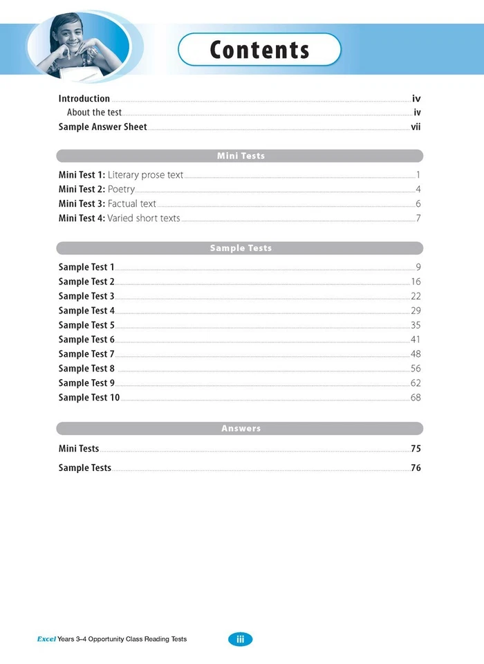 Opportunity Class ( OC) Tests 6 Test Books Pack Year 3 - 4 New Edition 2022/2023 - image 3 of 4