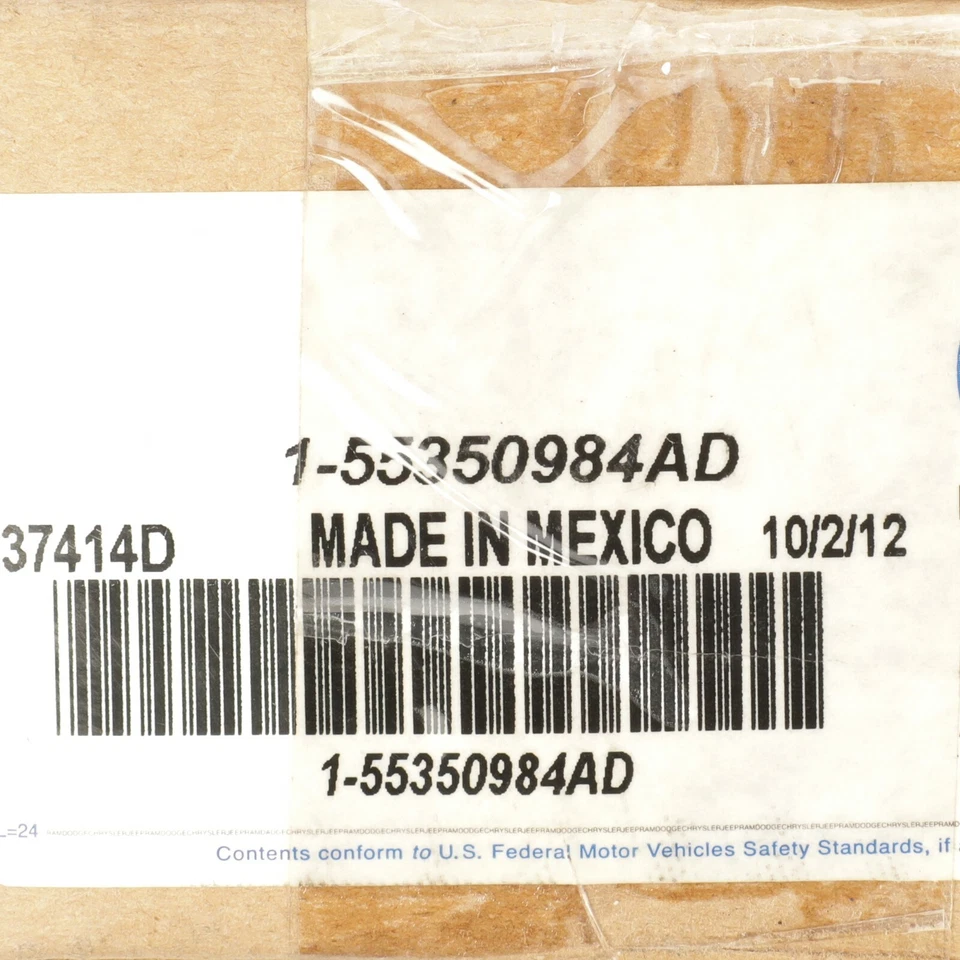 AJUSTADOR DE CINTURÓN DE SEGURIDAD DELANTERO DODGE RAMS BUCLE GIRATORIO DELANTERO DERECHO MOPAR 55350984AD Foto 3 de 3