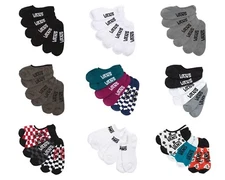 NEW Vans CLASSIC SUPER NO SHOW CANOODLE Socks 3-PACK Unisex MENS & WOMENS