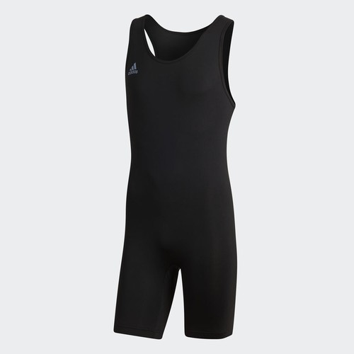 Adidas Men's Powerlift Suit Weightlifting Suit Adidas maglia sollevamento pesi - Foto 2 di 38