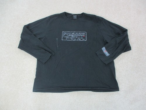 DKNY Shirt Adult 2XL XXL Black Spell 