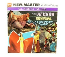VINTAGE 1953 VIEW-MASTER B319 CLASSIC TALES W/ 3 REELS, CATALOG  STORY BOOKLET