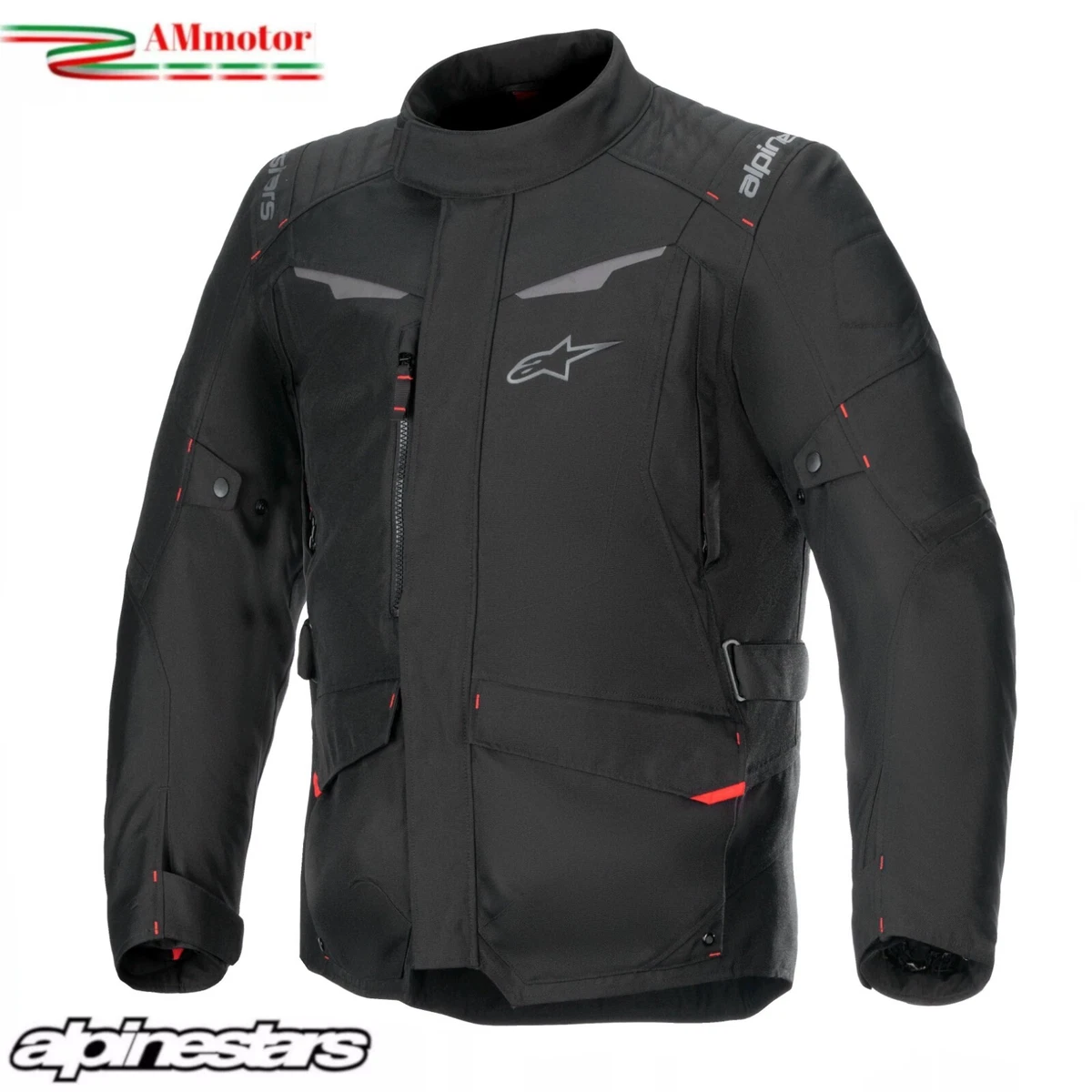 Giacca Giubbotto Moto Shield Speed Pelle-Tessuto Sfoderabile Fino Alla 4xl P1174
