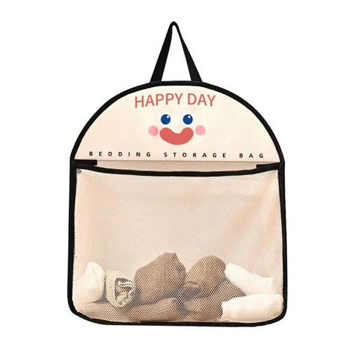 Underwear Storage Bag Wall Hanging Breathable Mesh Bag Socks Bag With Hook
