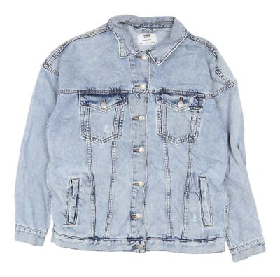 Bershka Damen Jeansjacke blau, Größe S, Casual Style