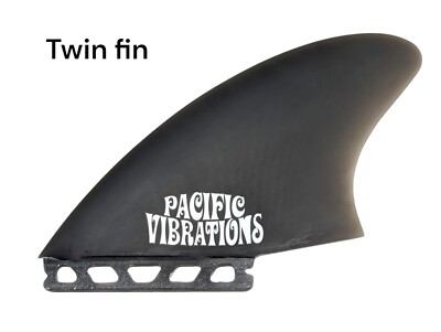 PACIFIC VIBRATIONS fits Futures SURFBOARD Rocket Fish  twin fin Fiberglass smoke